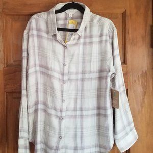 The Oversized Relaxed Flannel, Girls 8 - 10